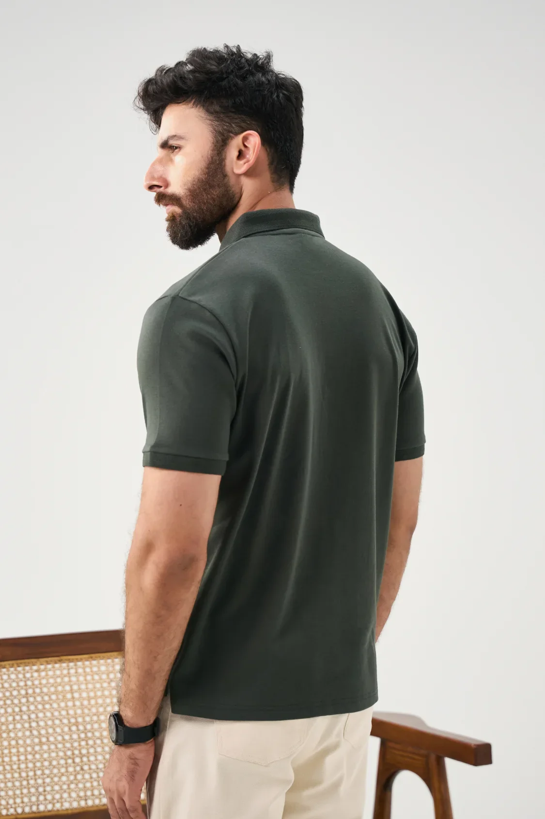 Anywear Polo - Deep Green - Image 3