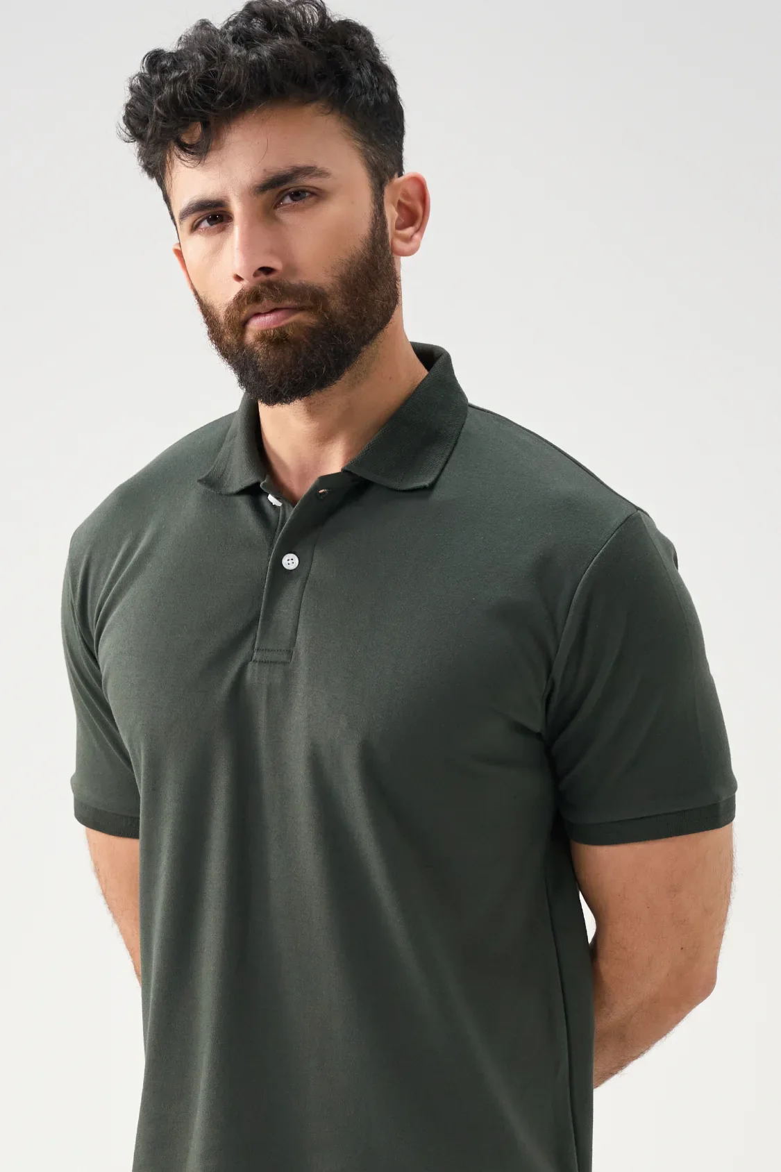 Anywear Polo - Deep Green - Image 4