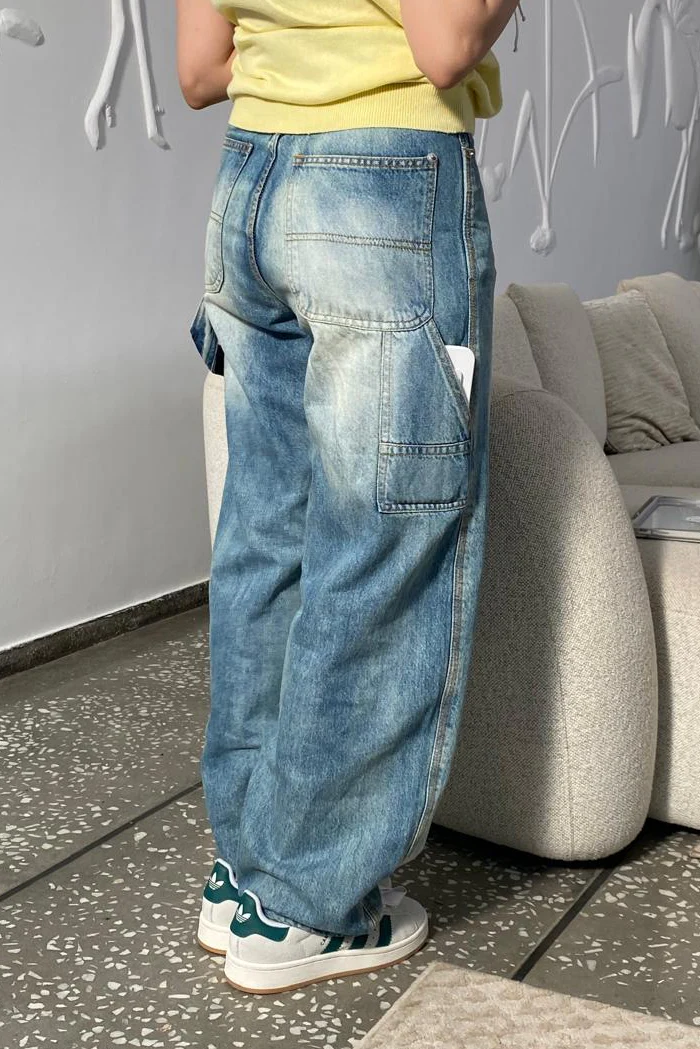 Baggy Balloon Fit Jeans - Image 3