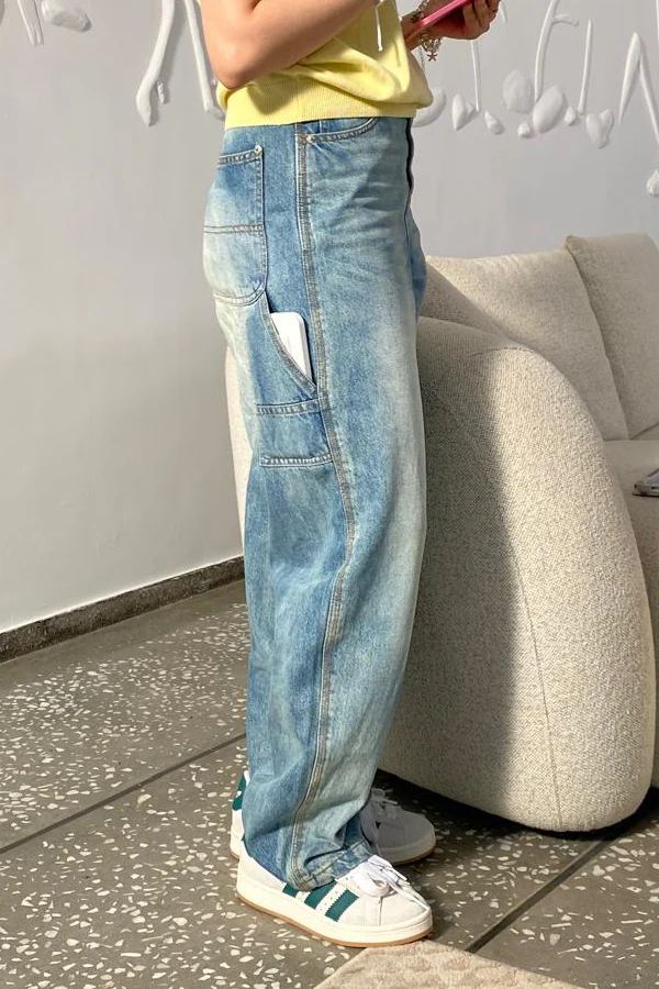 Baggy Balloon Fit Jeans - Image 7