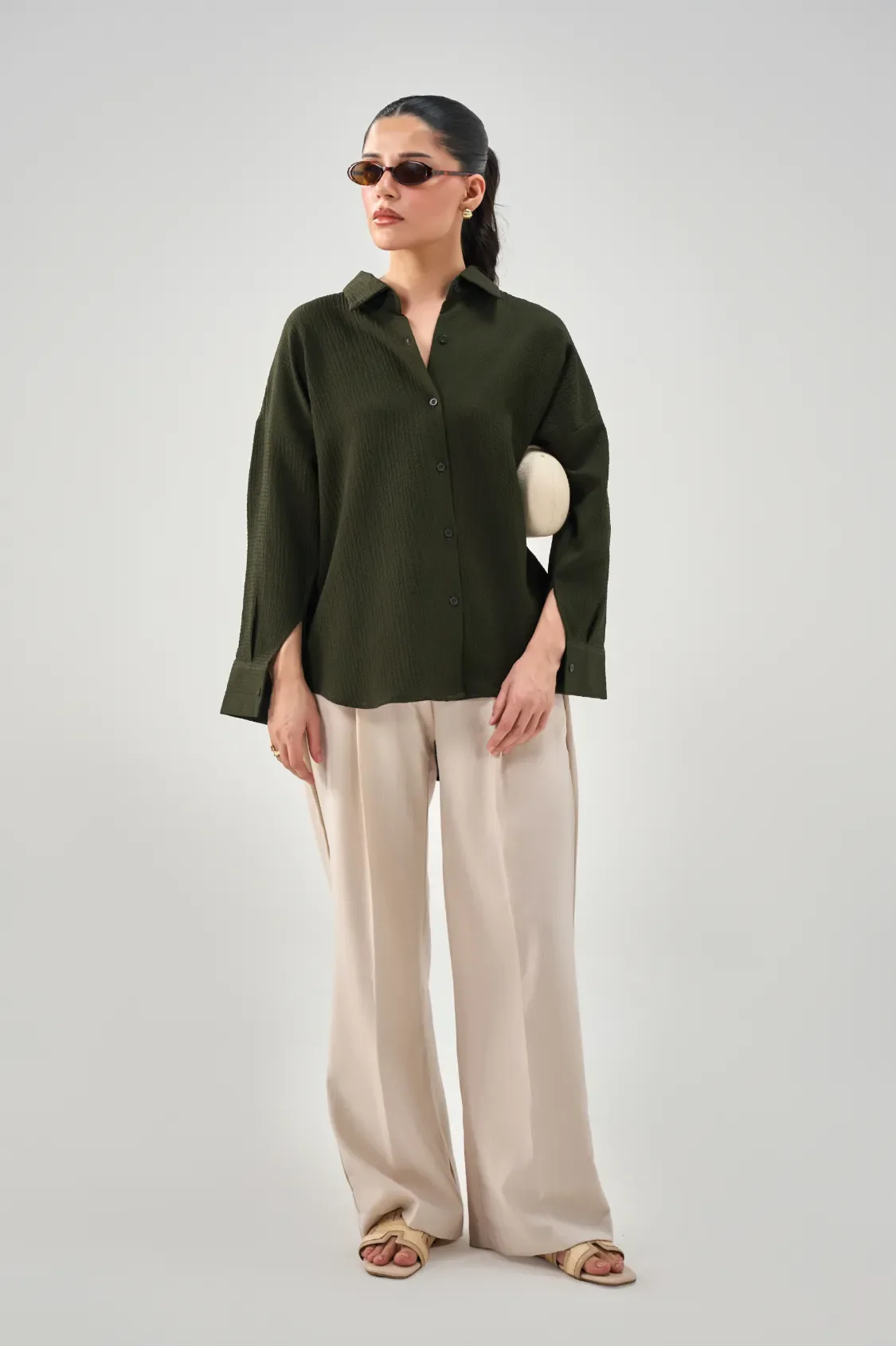 Boss Lady Pants - Cream - Image 4