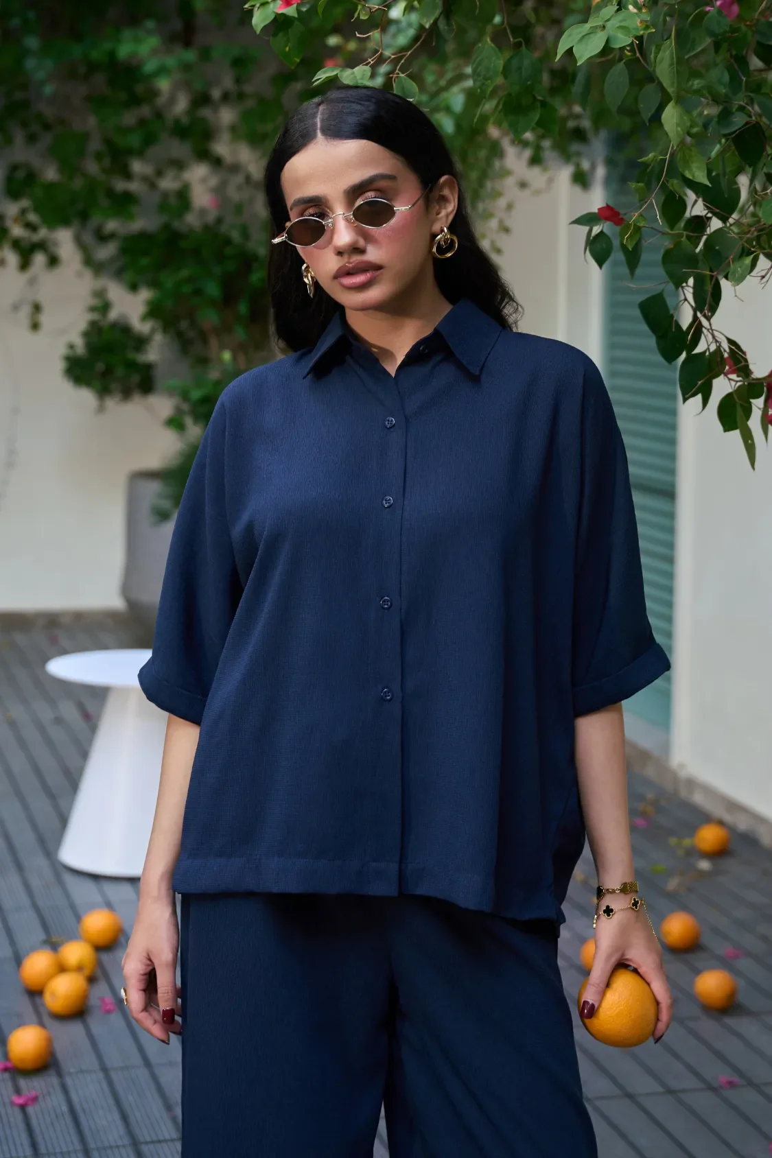 Classic Co-Ord Set - Deep Blue - Image 3