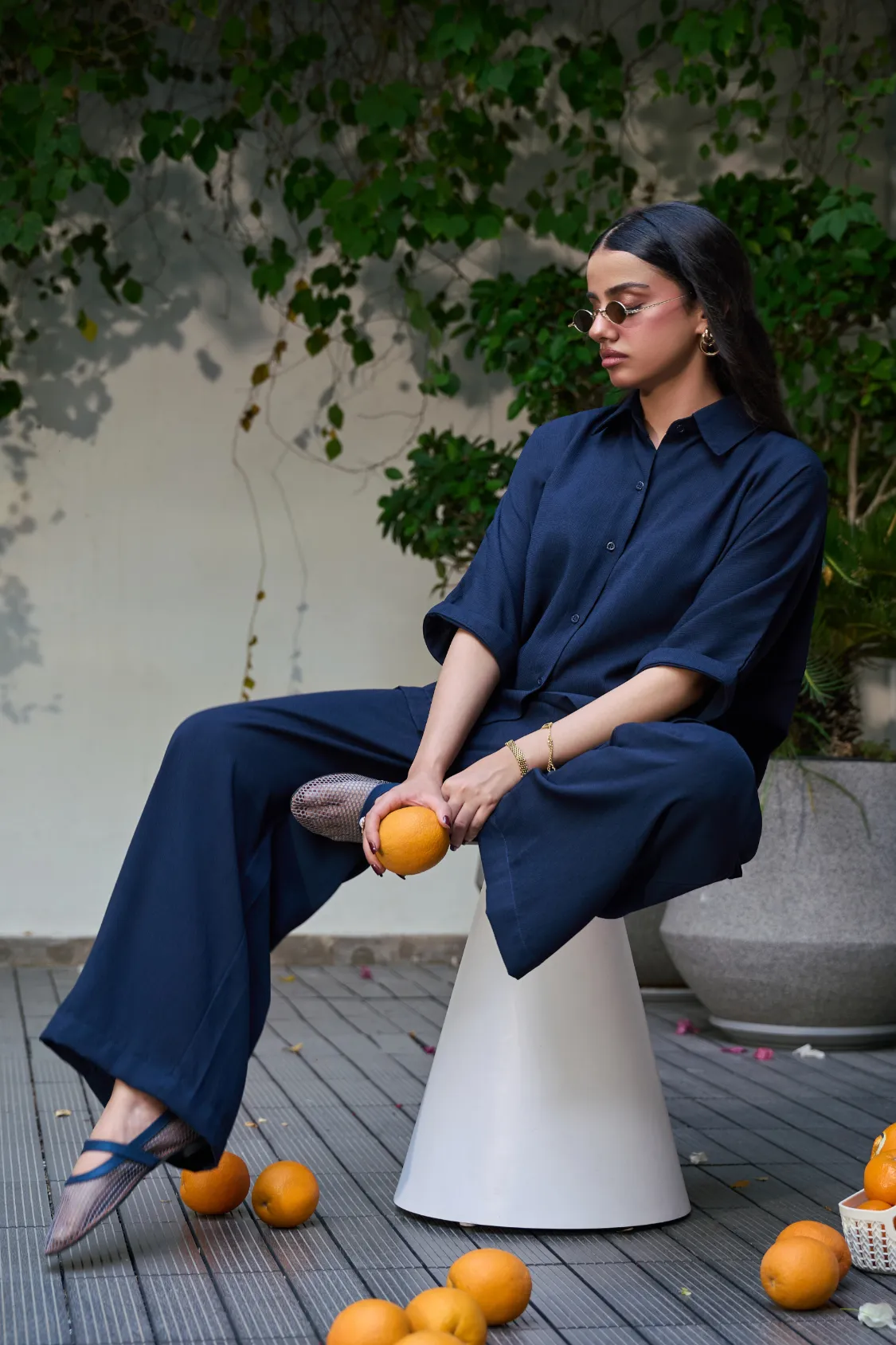 Classic Co-Ord Set - Deep Blue - Image 7
