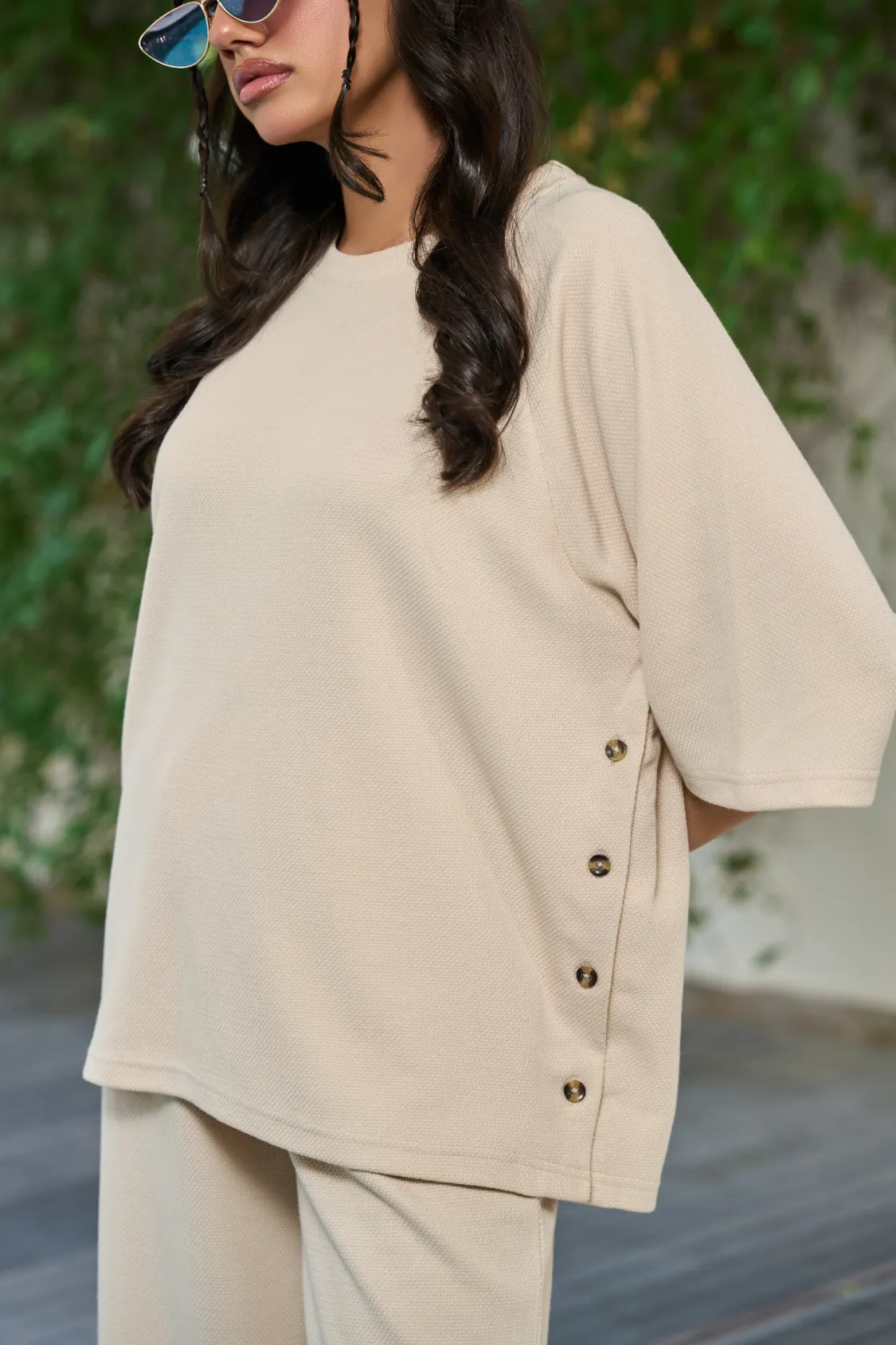 Delilah Co-Ord Set - Cream - Image 4