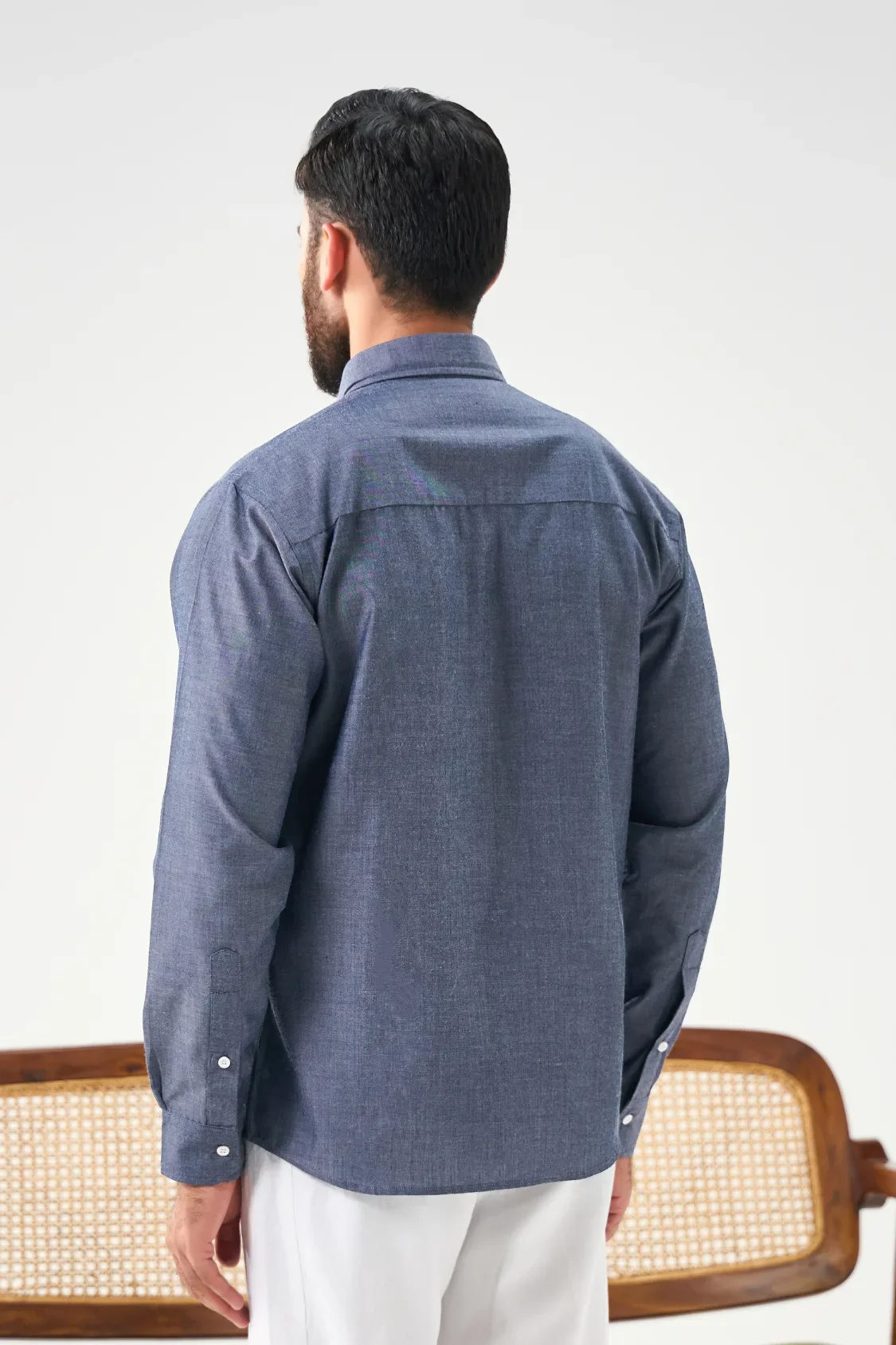 Everyday Linen Shirt - Dark Grey - Image 4