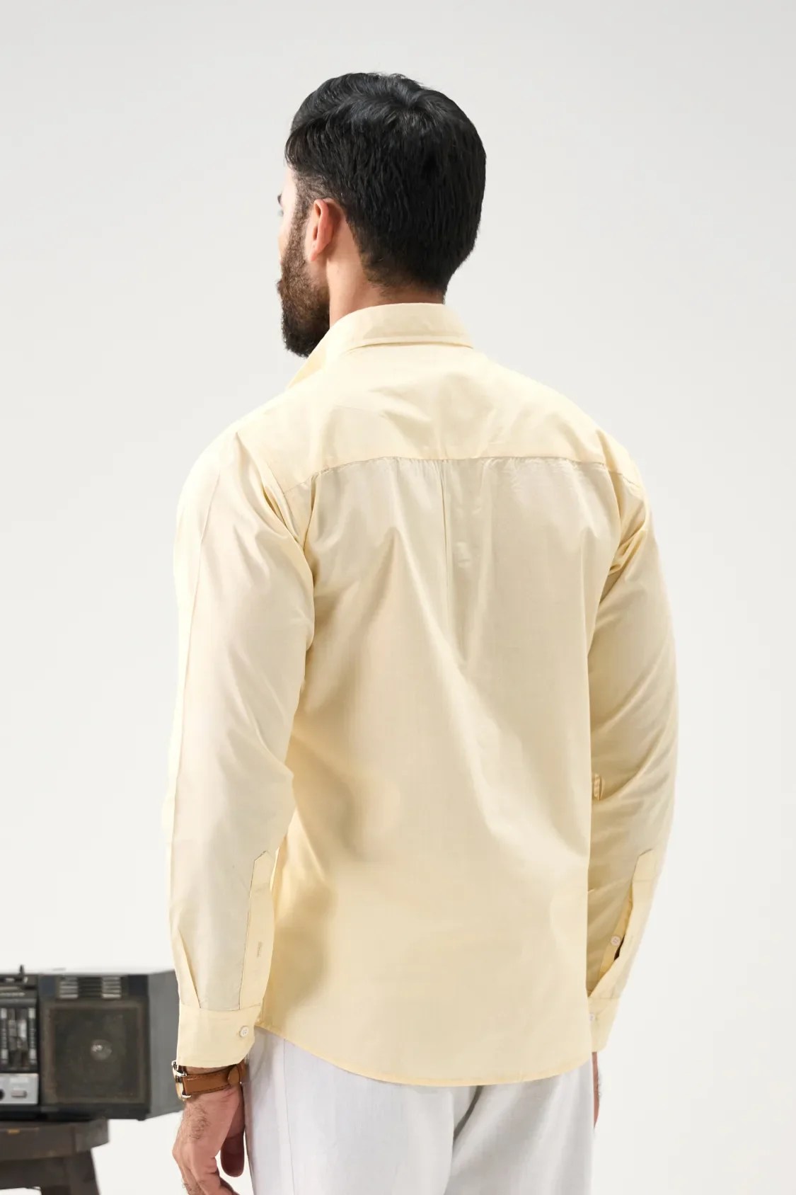 Everyday Solid Shirt - Sand Yellow - Image 3