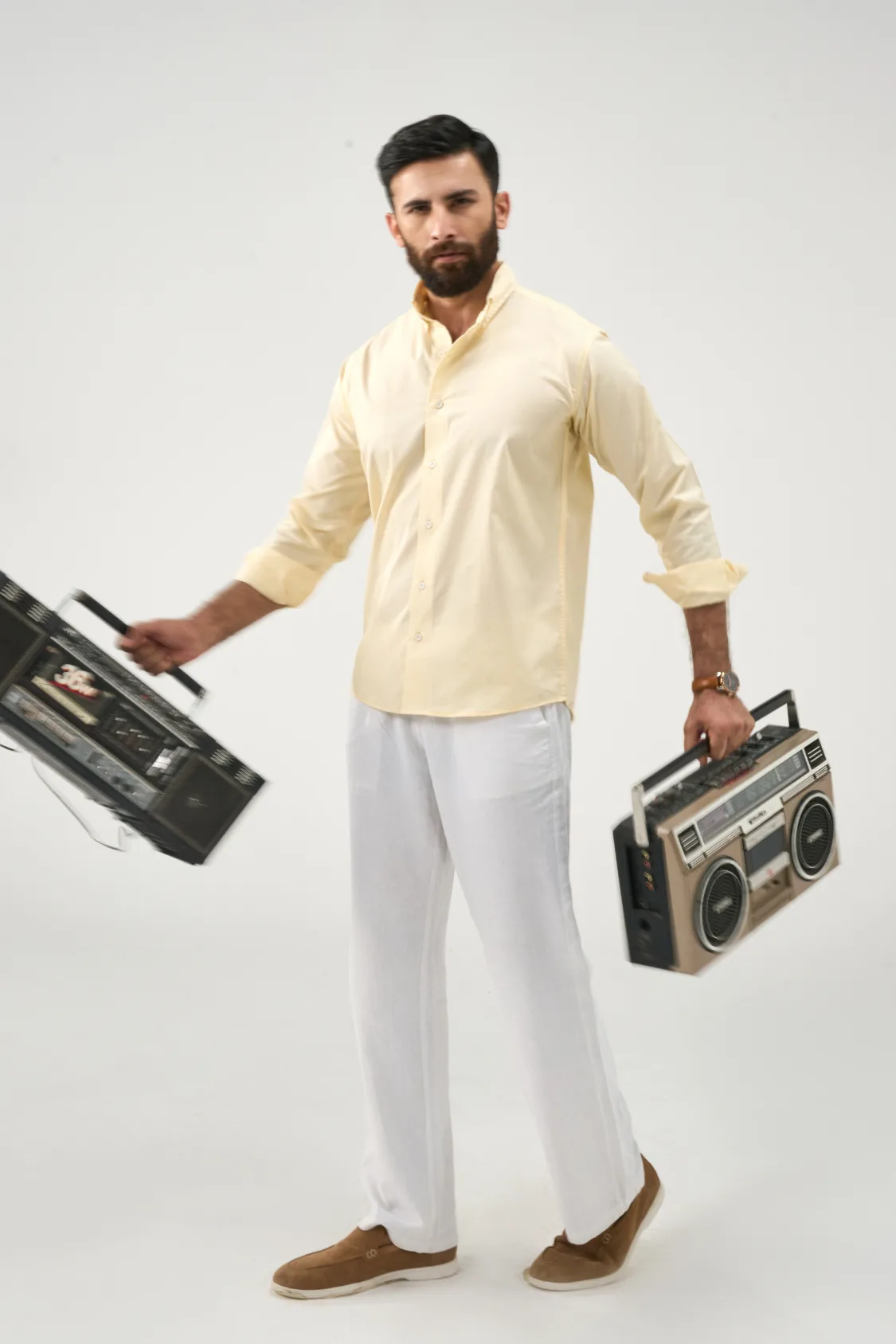 Everyday Solid Shirt - Sand Yellow - Image 7
