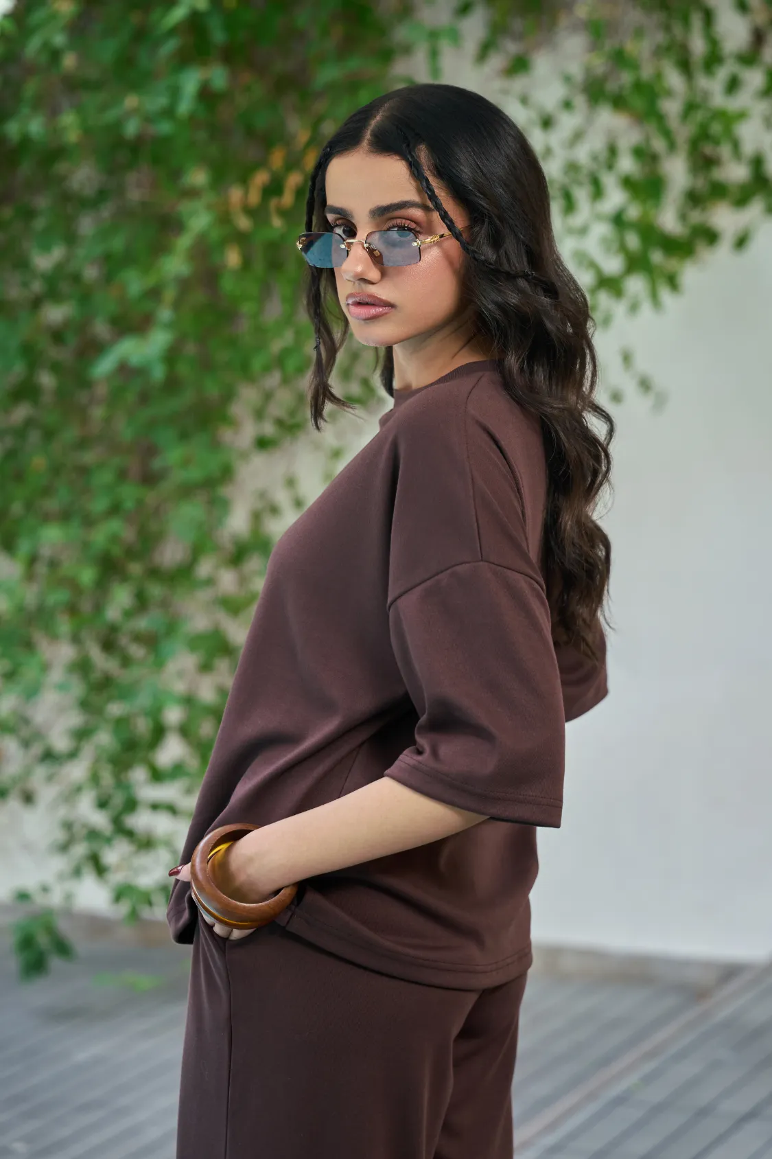 Everywear Co-Ord Set - Brown - Image 5