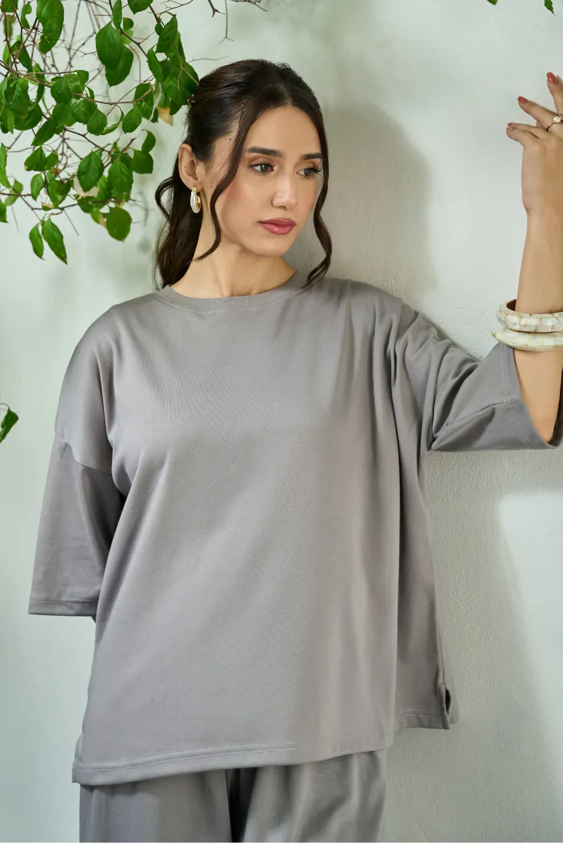 Everywear Co-Ord Set - Grey - Image 3