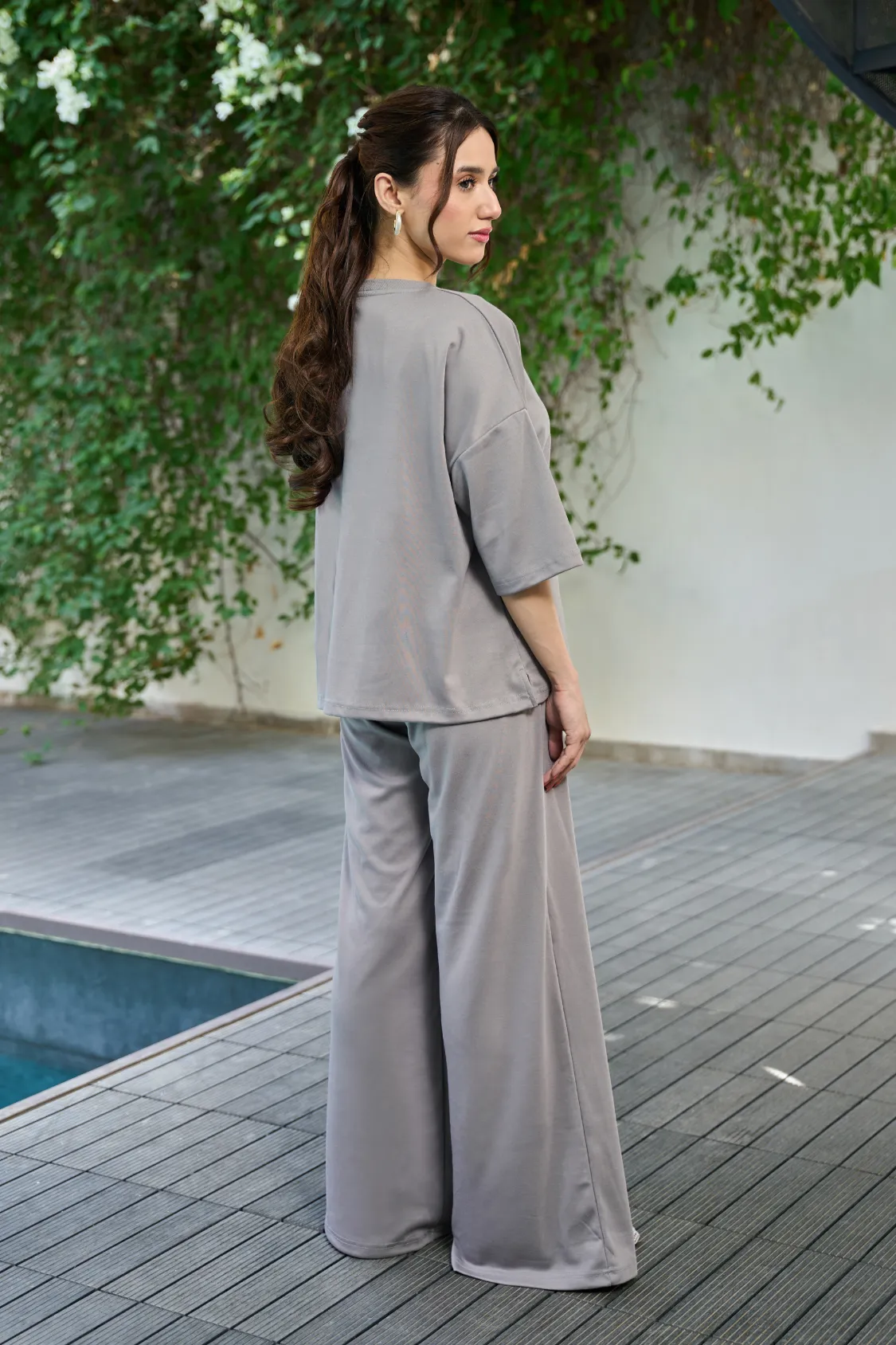 Everywear Co-Ord Set - Grey - Image 4