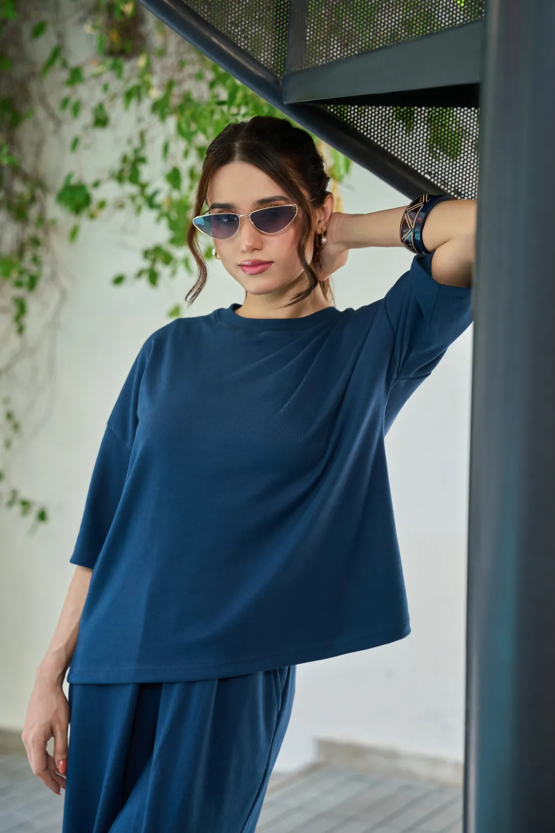 Everywear Co-Ord Set - Teal - Image 4