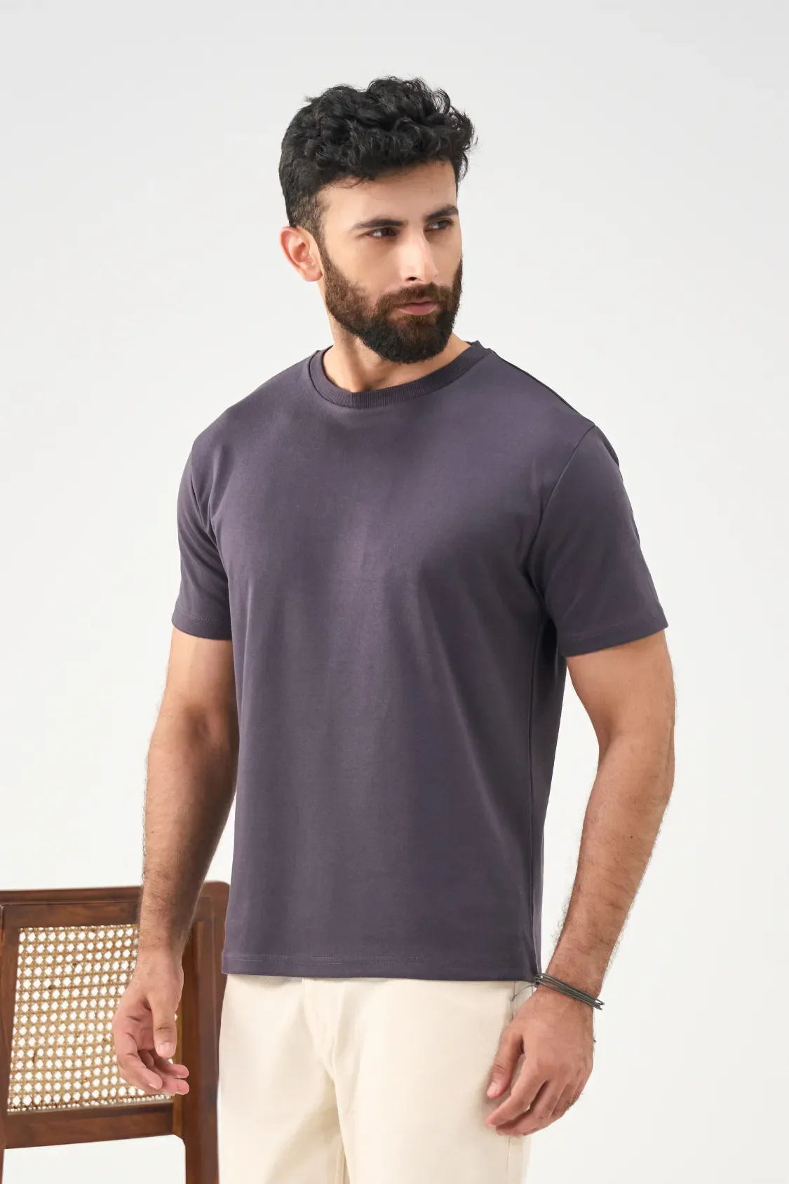 Lazy Tee - Smoked Plum - Image 4
