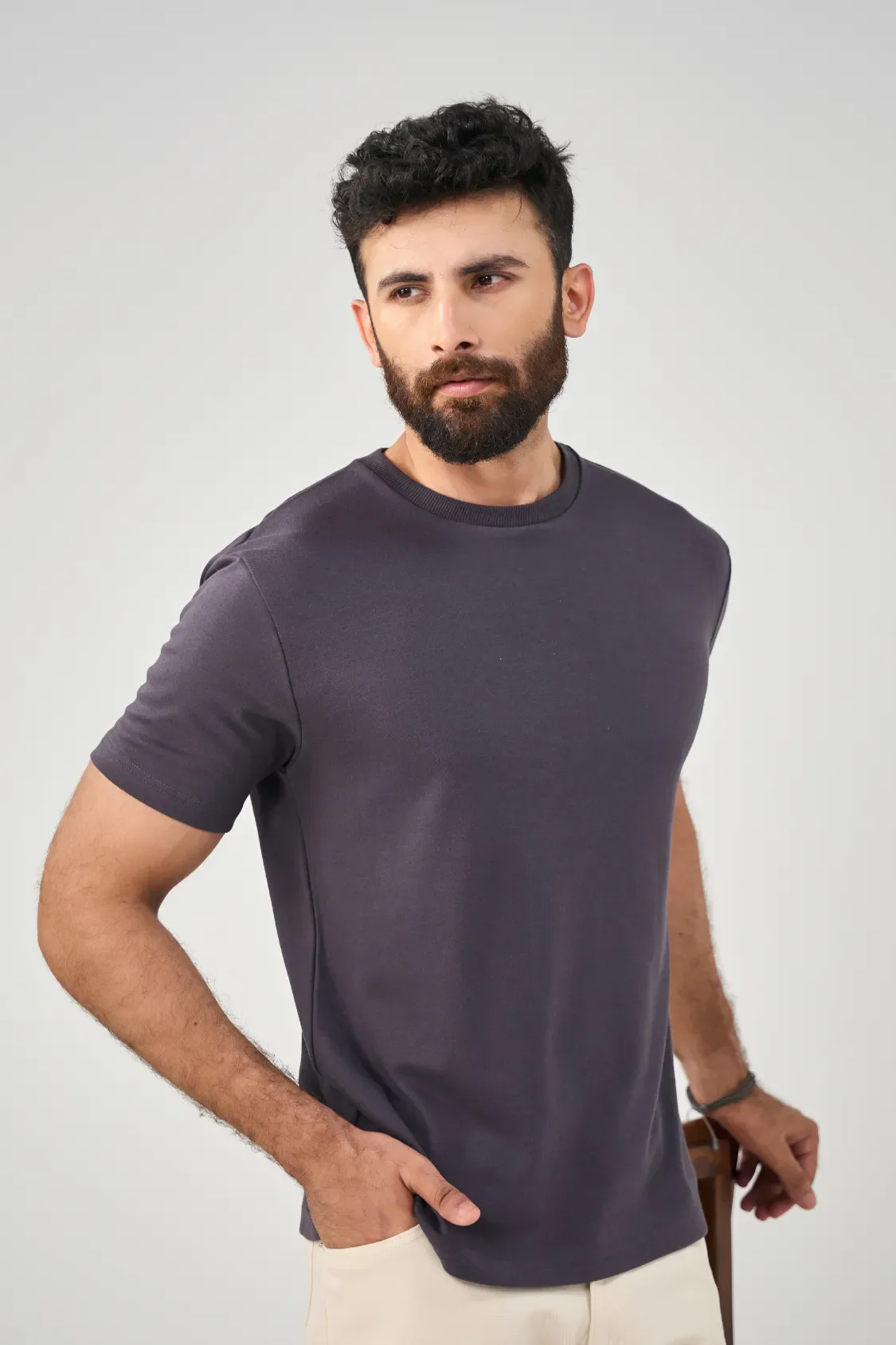 Lazy Tee - Smoked Plum - Image 5