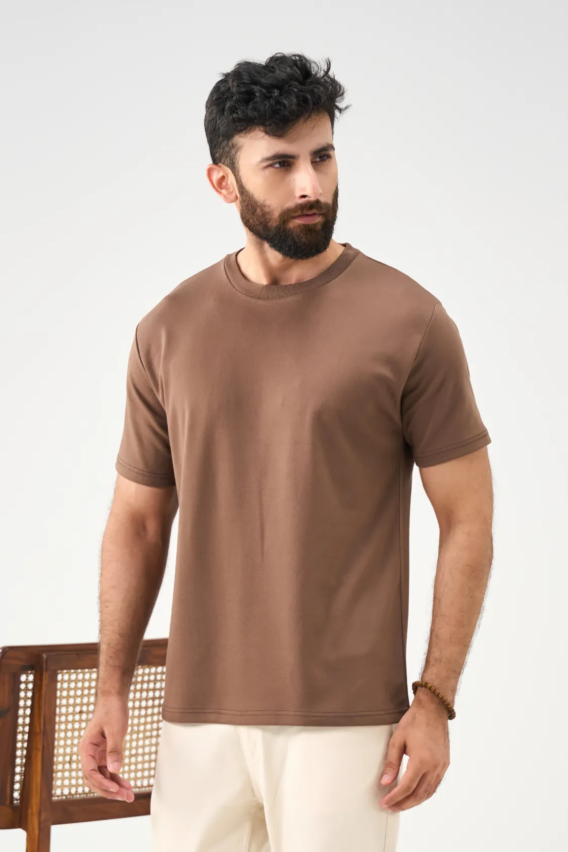 Lazy Tee - Wood Brown - Image 4