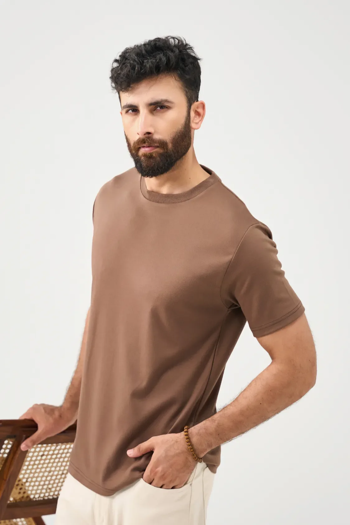 Lazy Tee - Wood Brown - Image 5