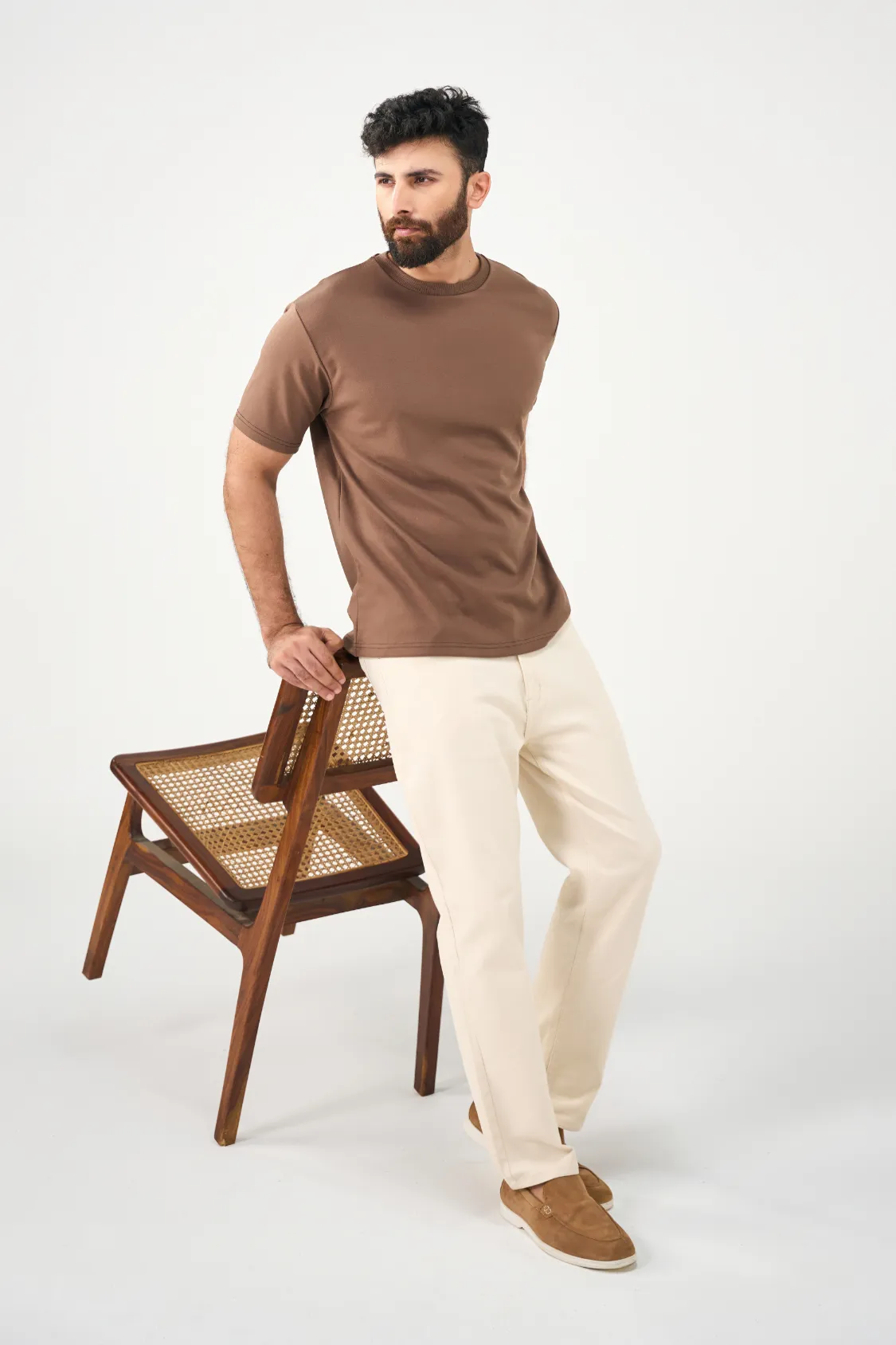 Lazy Tee - Wood Brown - Image 6