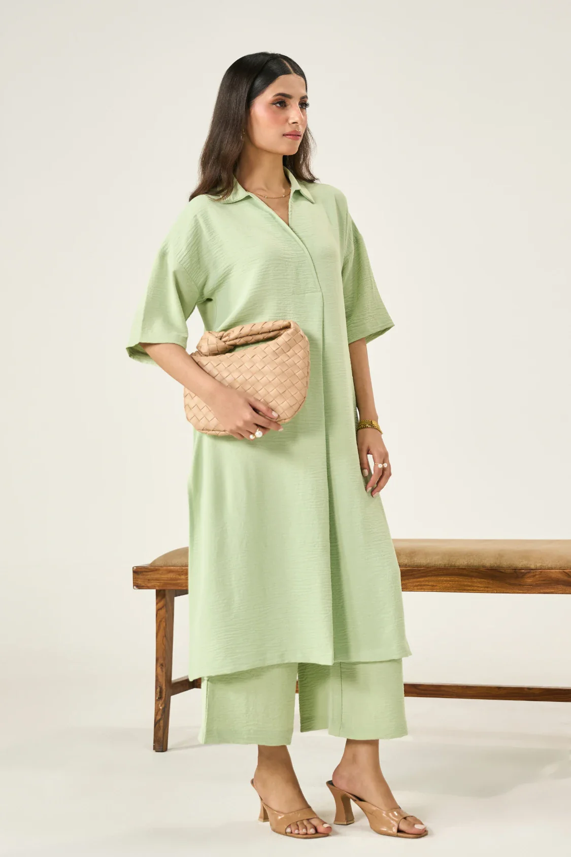 Luna Co-Ord Set - Matcha Green - Image 2