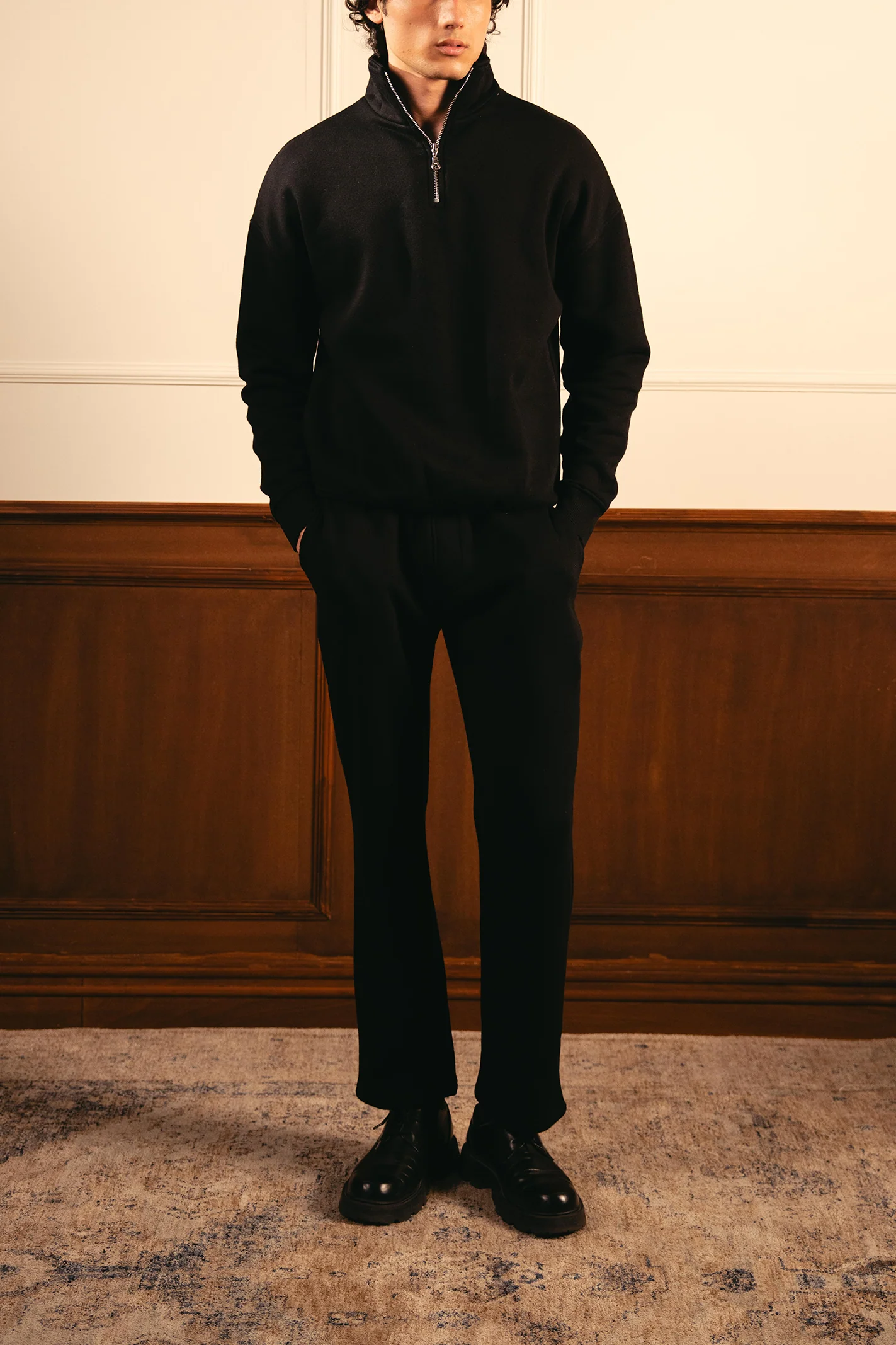 Everyday Relaxed Sweatpants – Black - Image 4