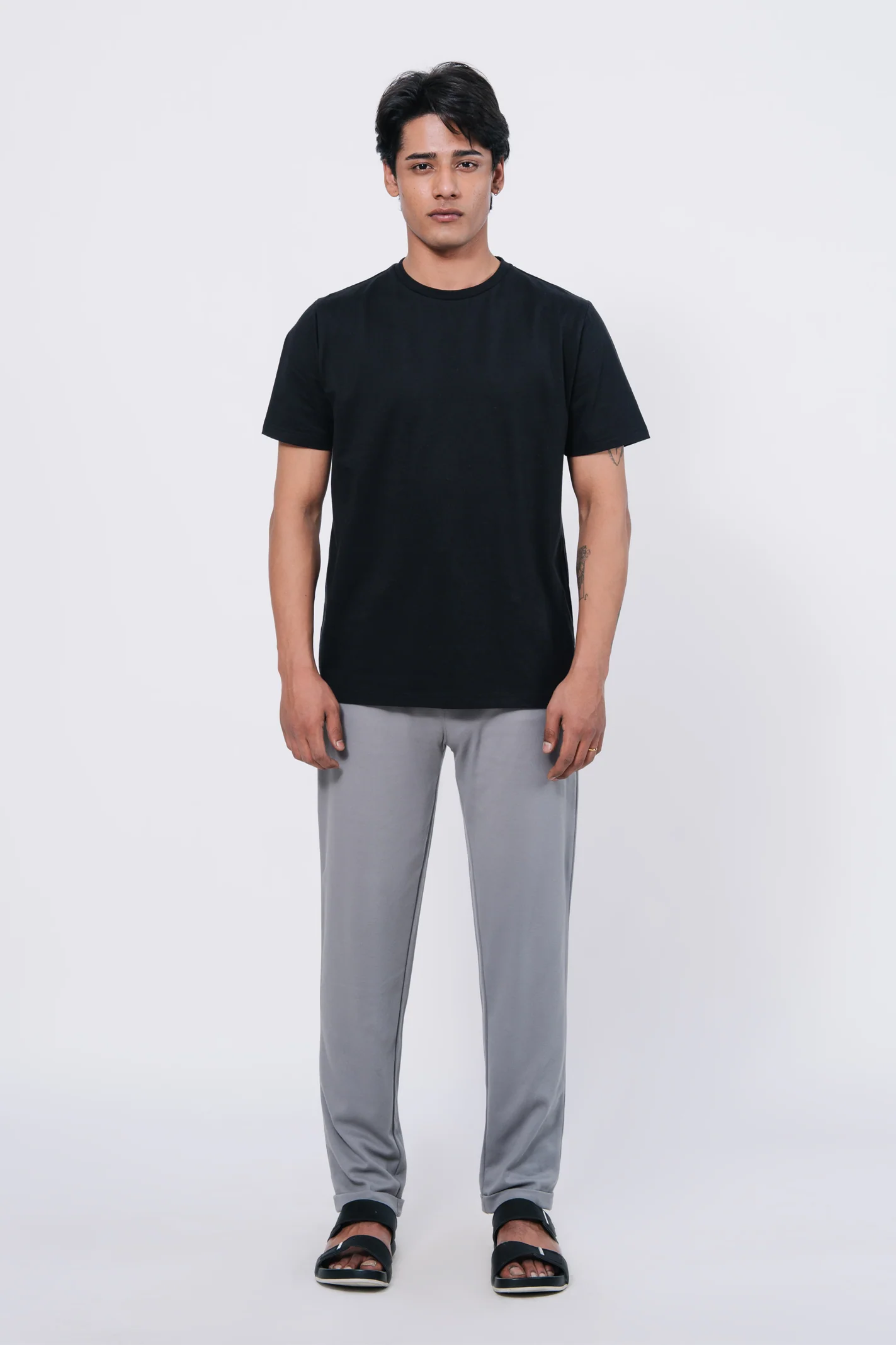 Premium Cotton T-Shirt – Black - Image 5