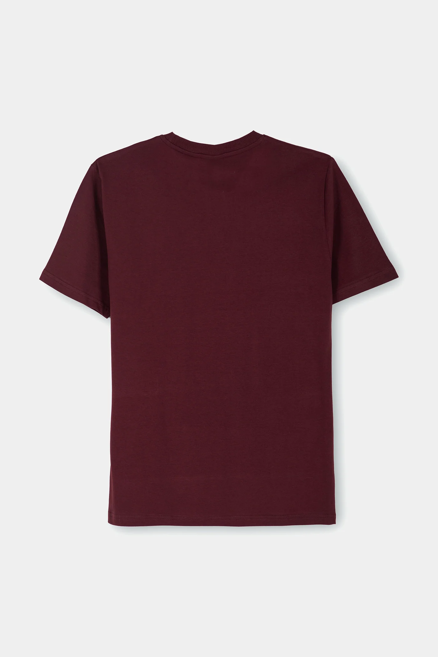 Premium Cotton T-Shirt – Maroon - Image 4