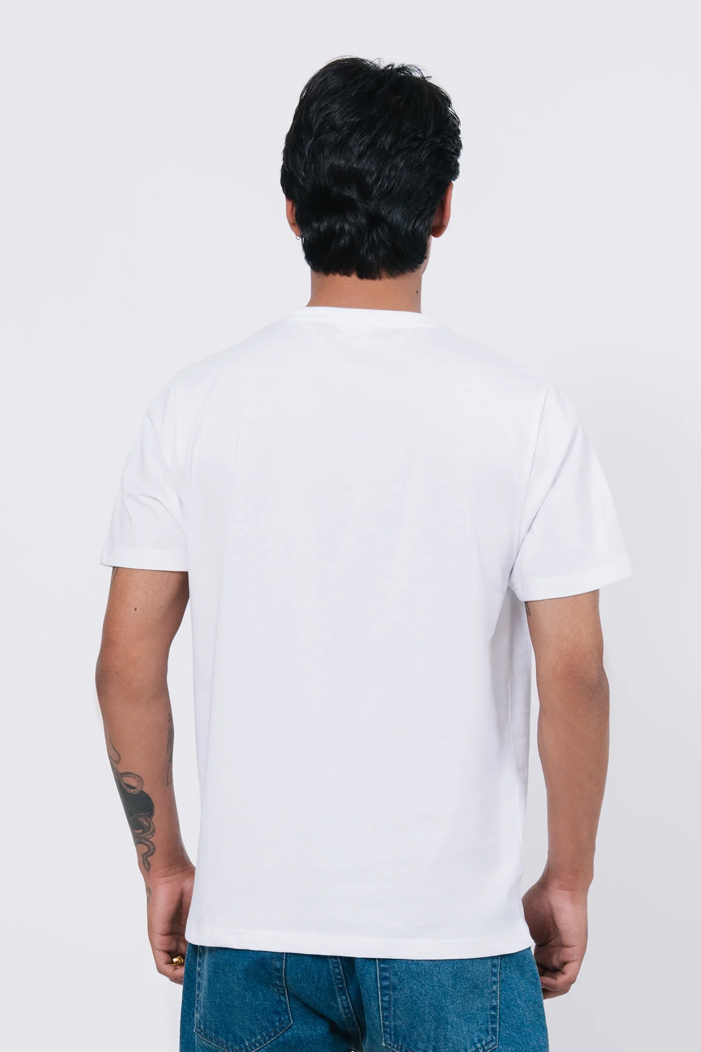 Premium Cotton T-Shirt – White - Image 5
