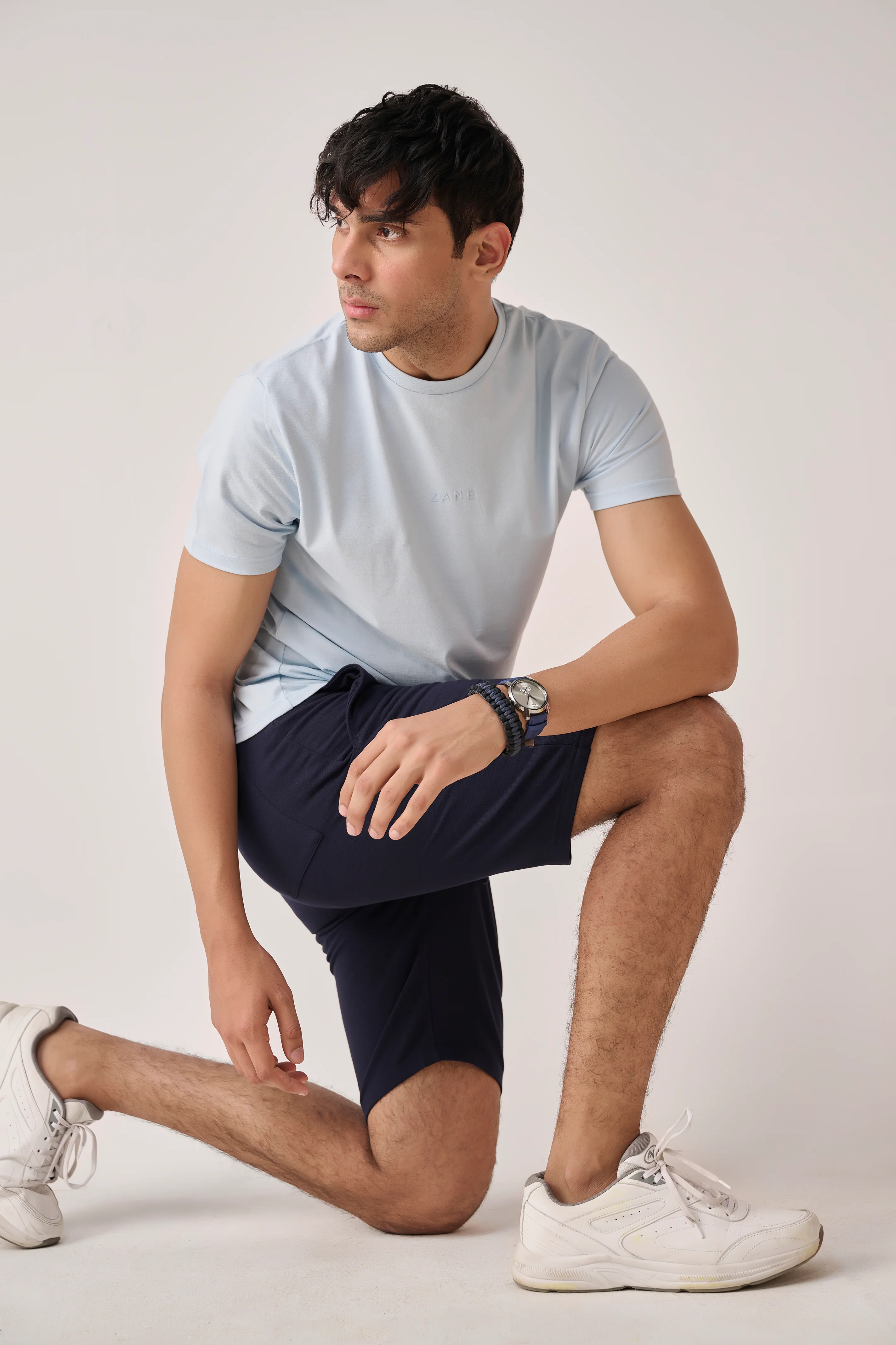 Zane Logo T-Shirt – Breezy Blue - Image 5