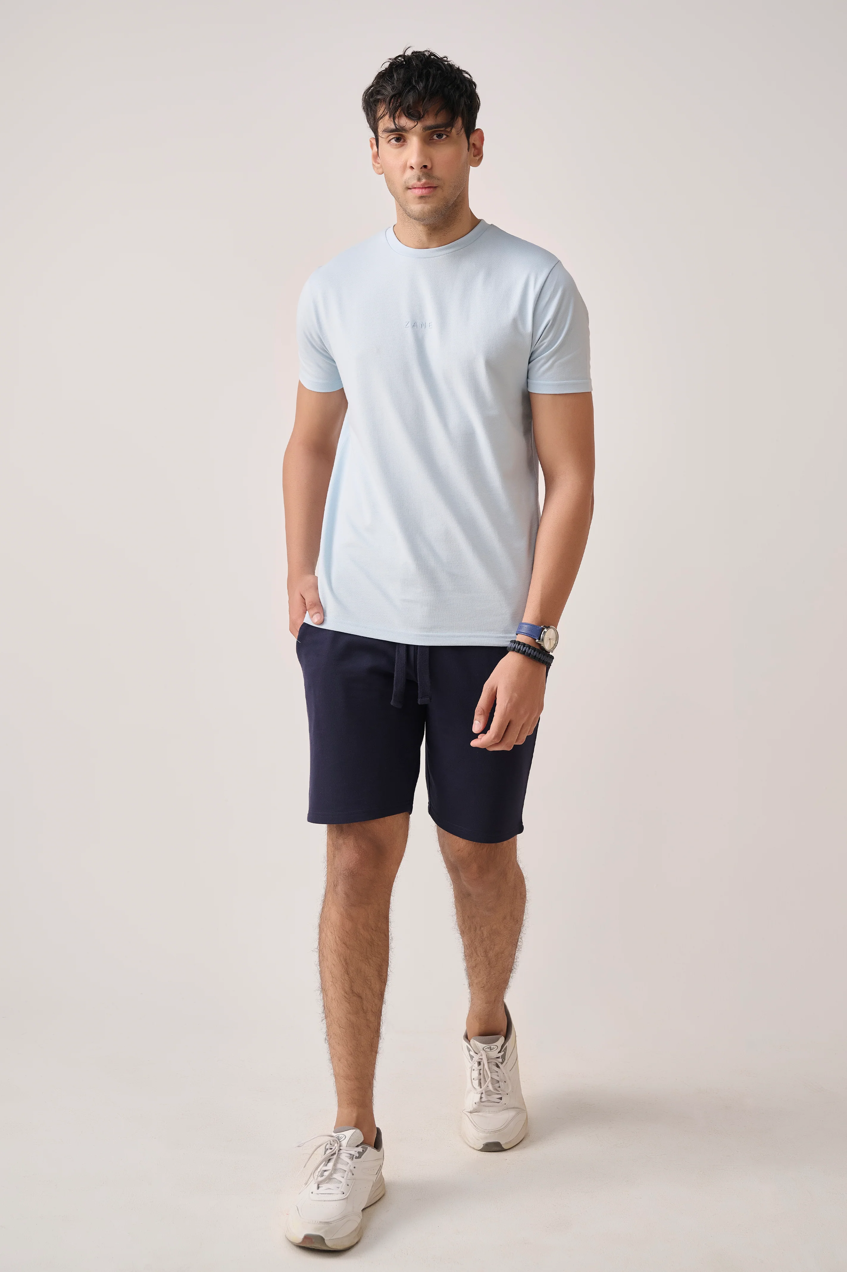 Zane Logo T-Shirt – Breezy Blue - Image 6