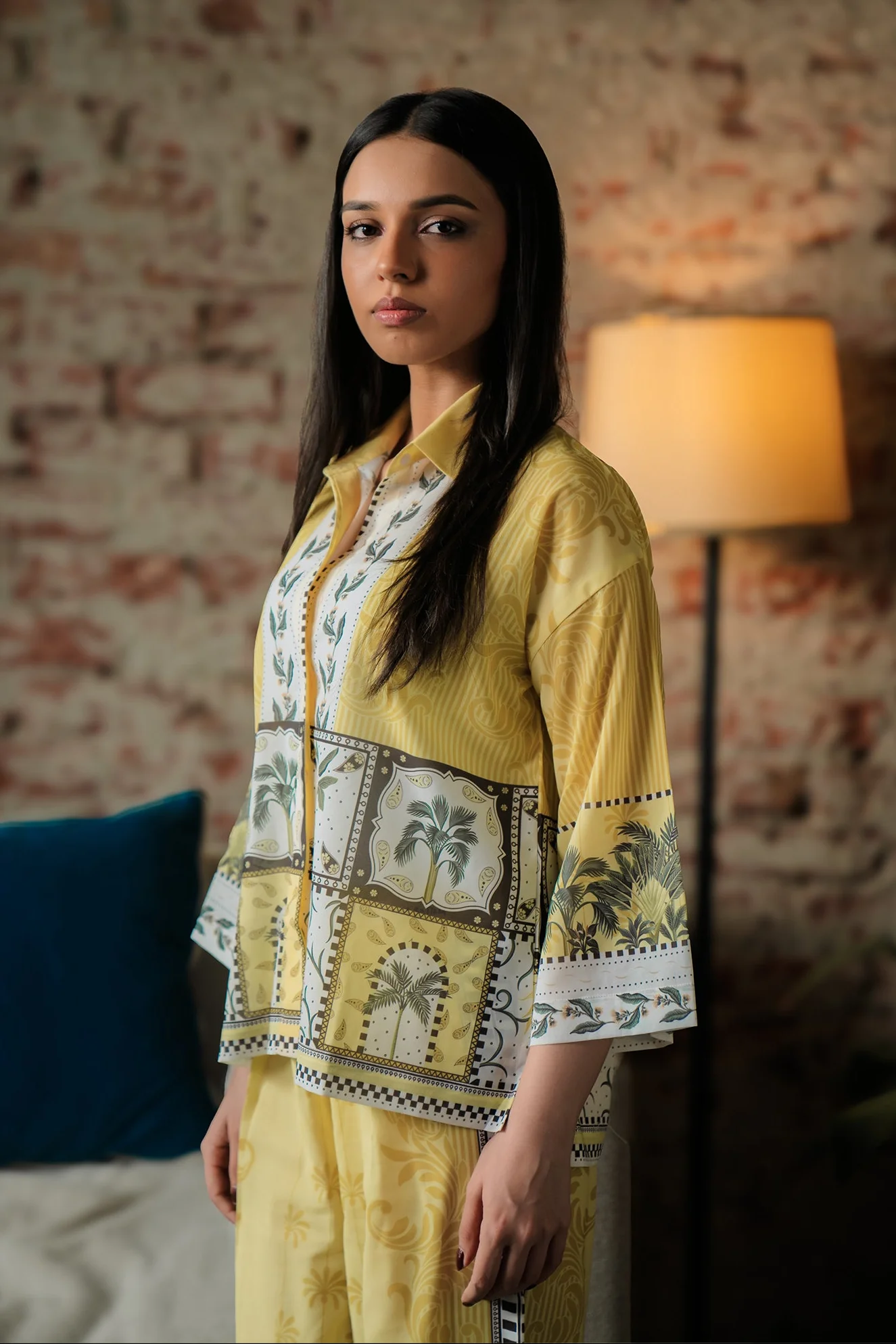 Printed Button Down Co-ord Set - Image 3
