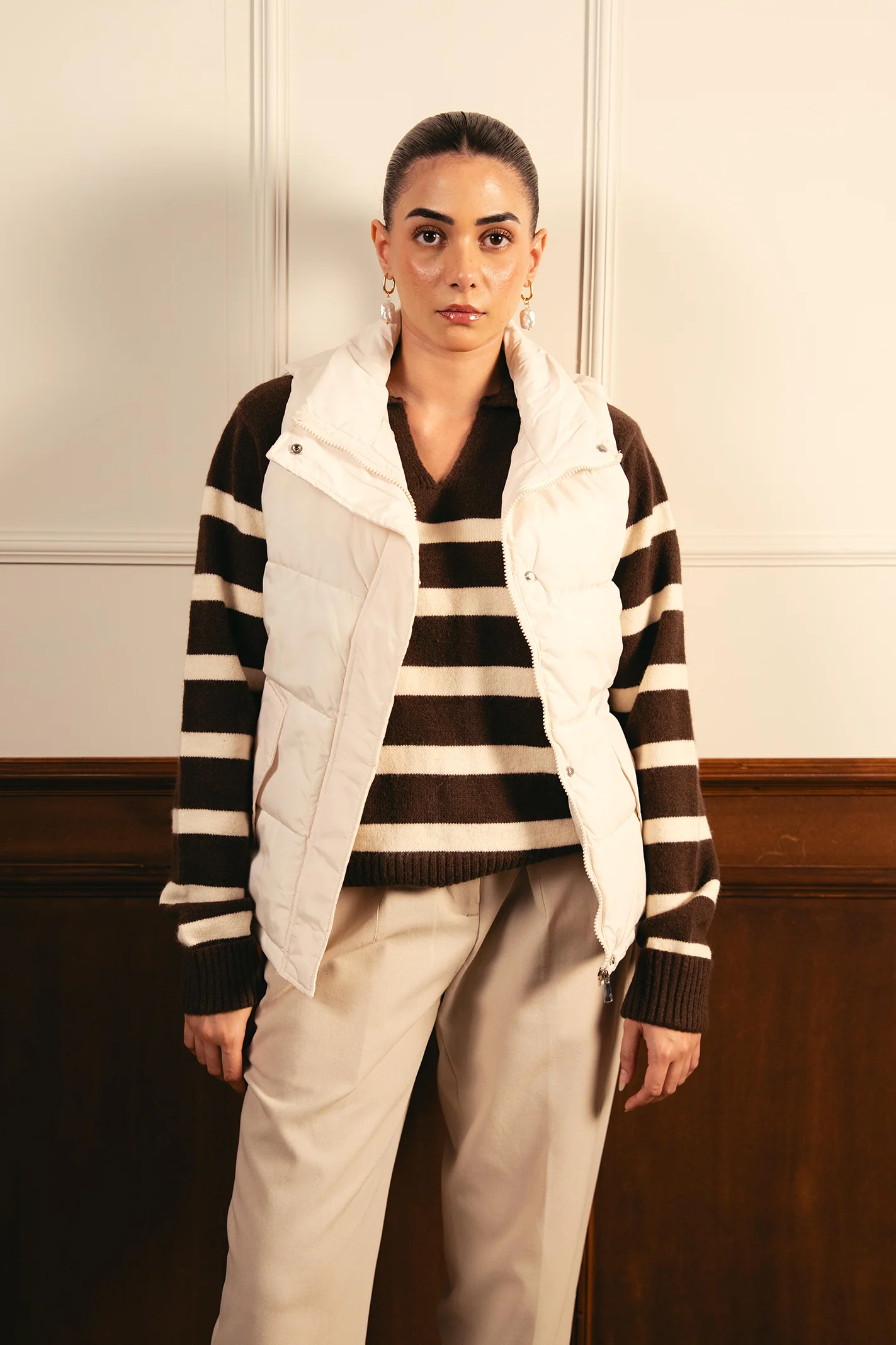 Puffer Gillet - White - Image 6