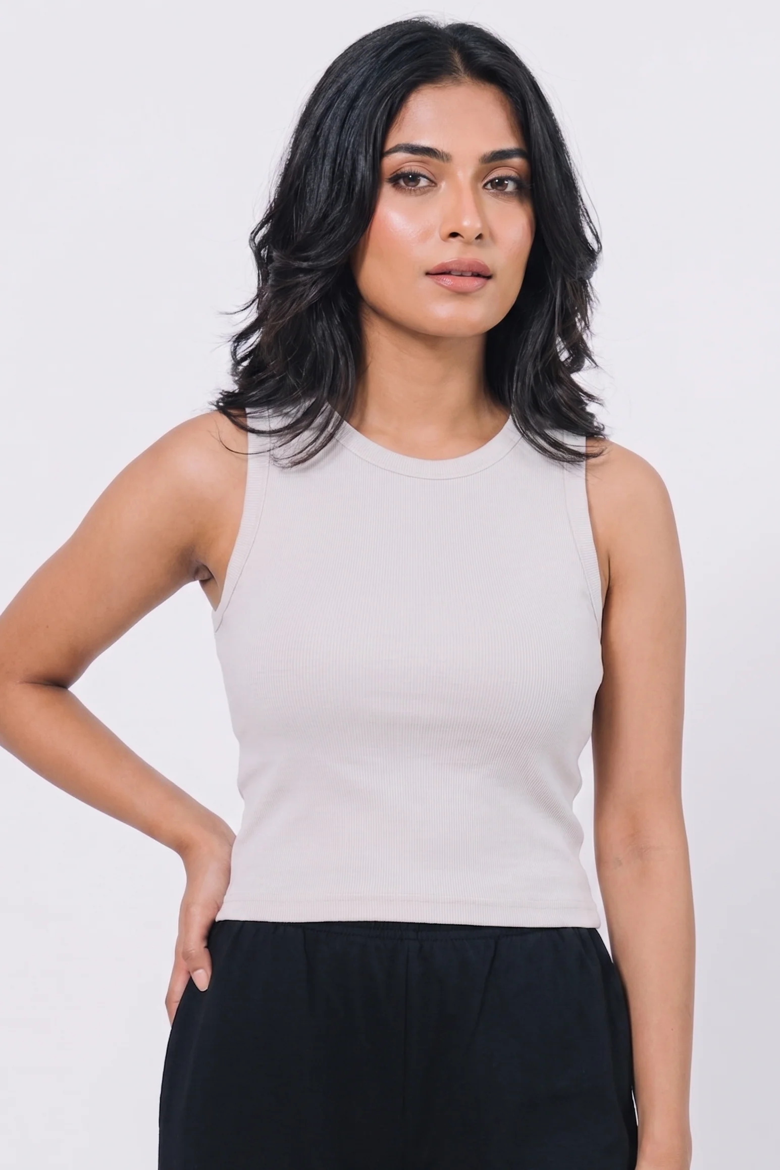 Slim Fit Tank Top - Ice