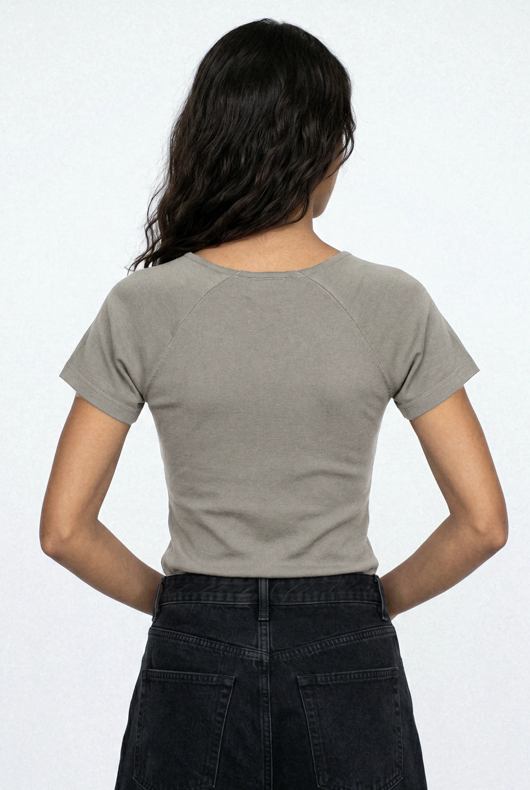 Sweetheart neck top - Sand - Image 3