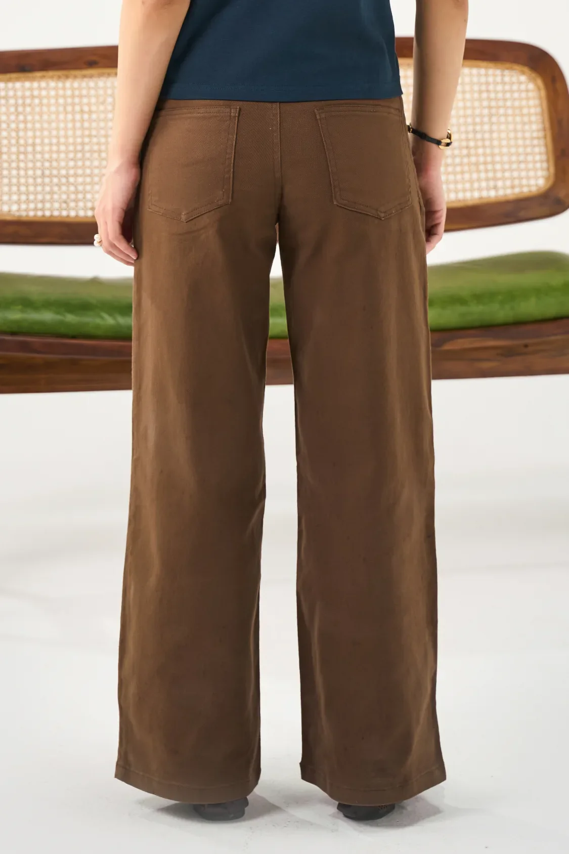 Twill Pants - Brown - Image 4