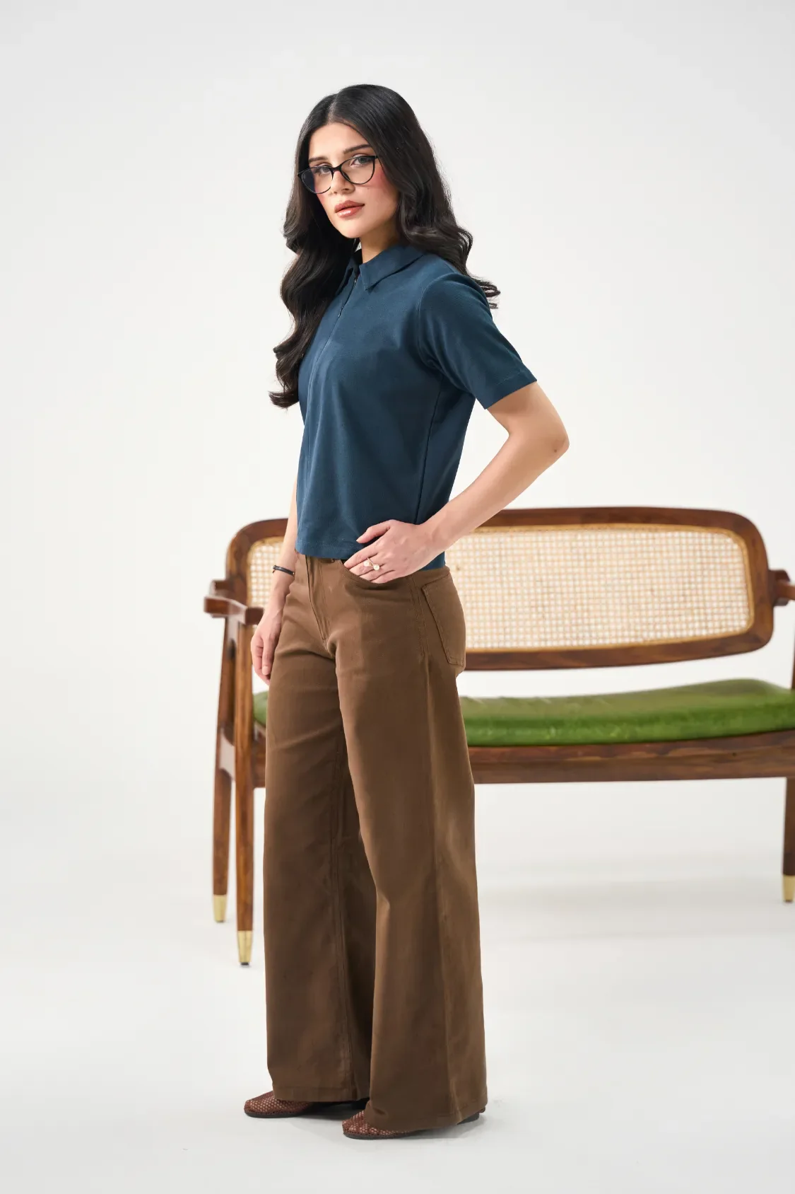 Twill Pants - Brown - Image 5