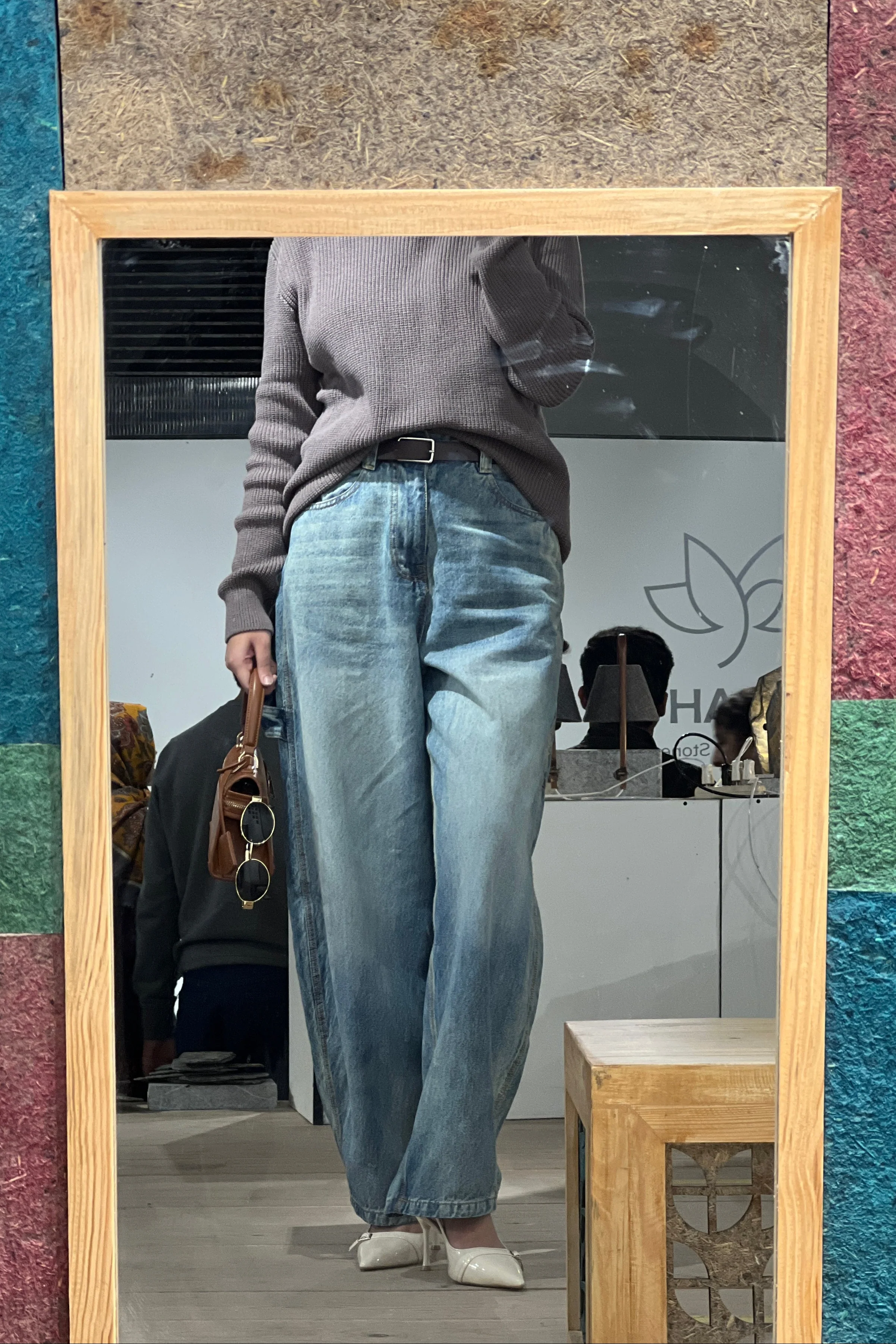Warm Twilight Turtleneck Sweater - Dusty Taupe - Image 5