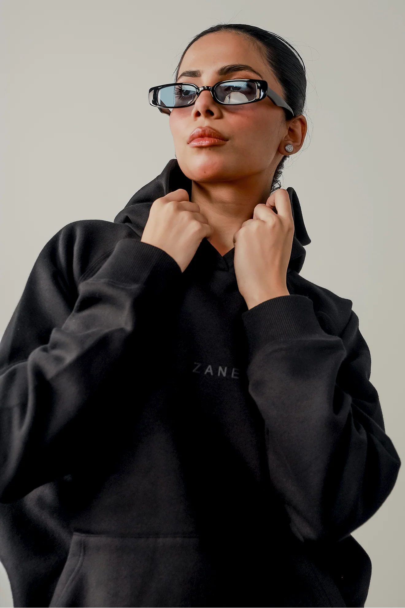 Women Hoodie - Black - Image 4