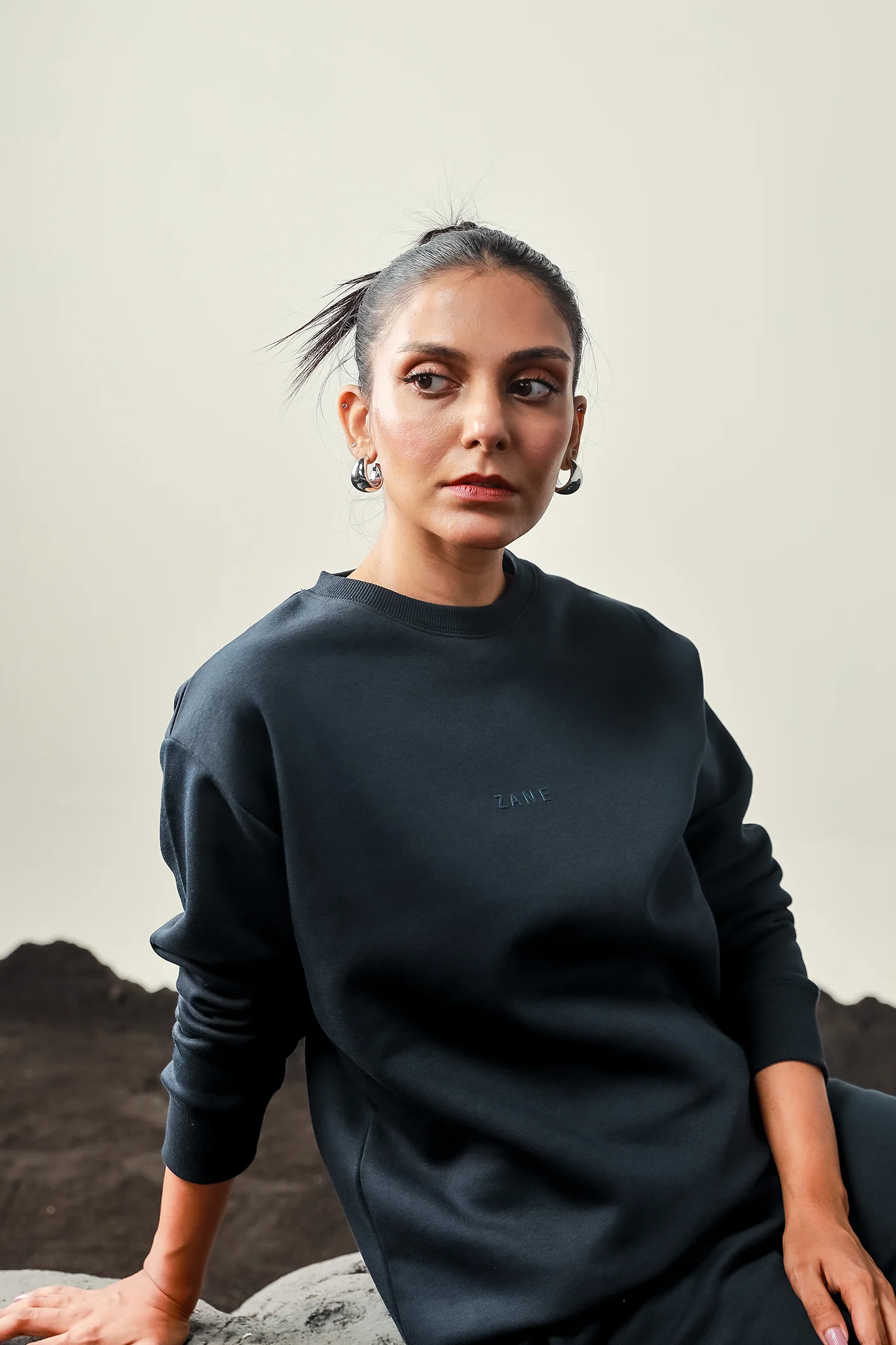 Women Sweatshirt - Navy - Image 6
