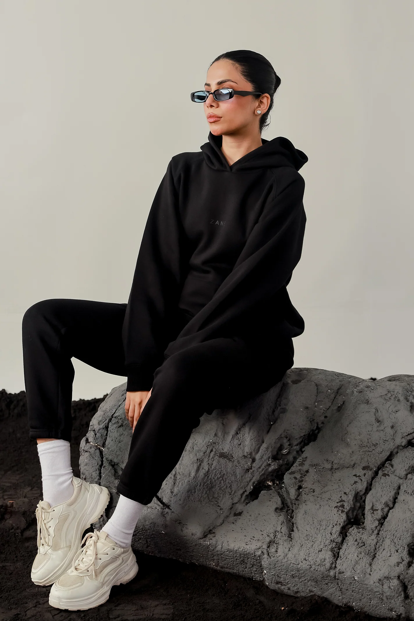 Women Sweatpants  - Black - Image 3