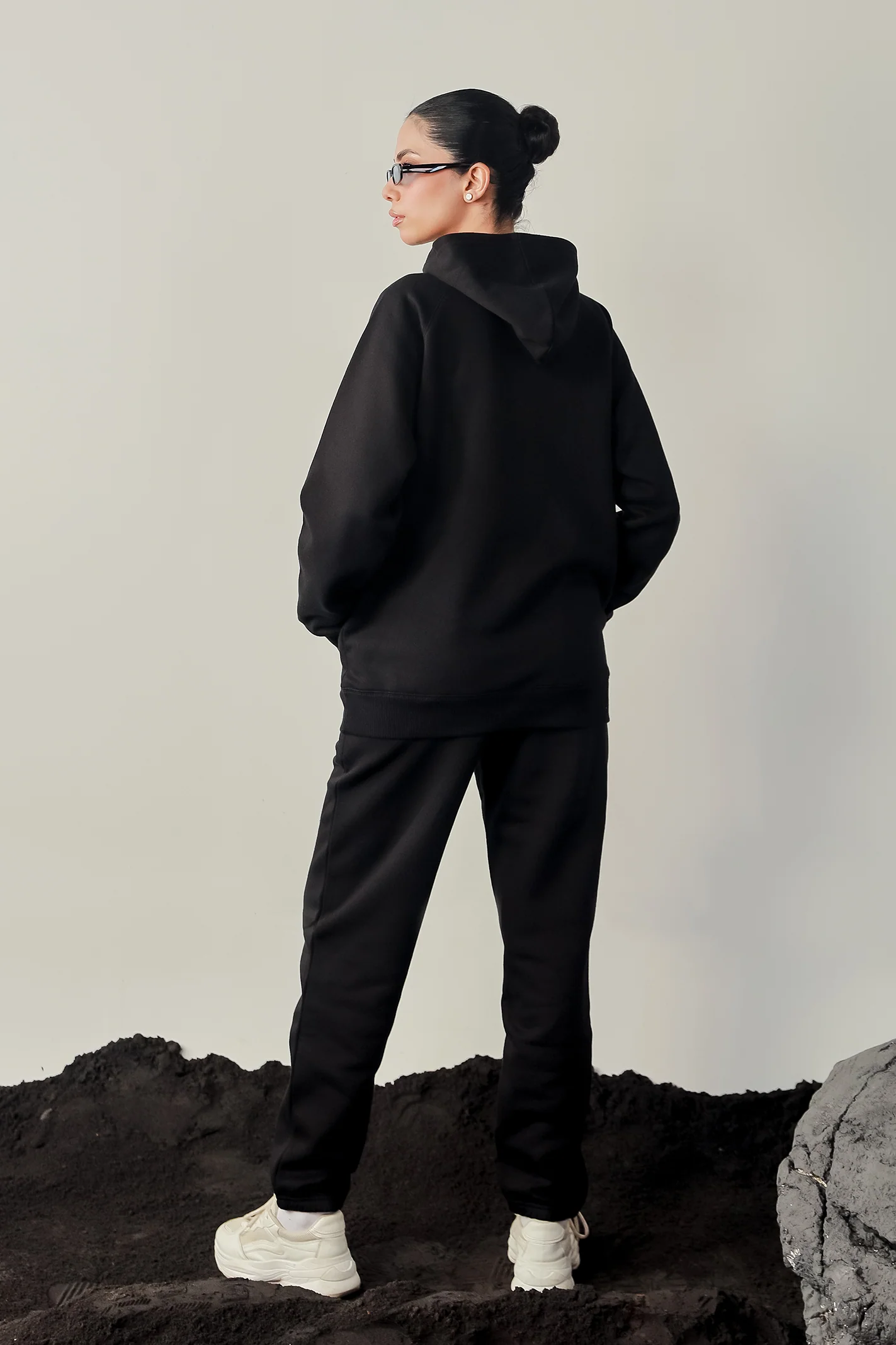 Women Sweatpants  - Black - Image 4
